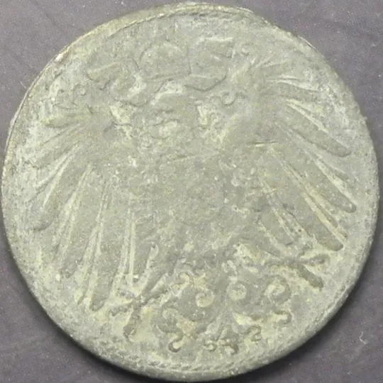 10 пфенігів 1918 Німеччина цинк Ціна