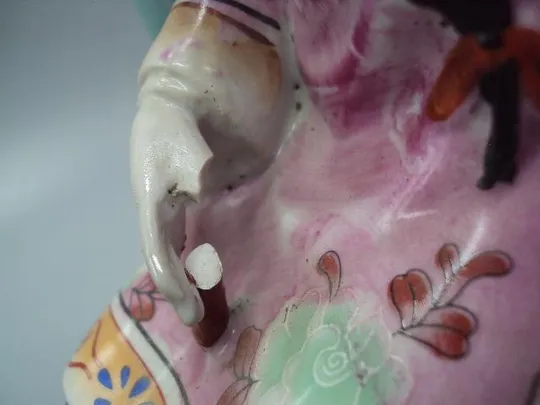 Фигура фарфор статуэка Китай DKT ANNO 1998 китаец и китаянка парень с девушкой высота 36,5 см №88 Інтернет-аукціон