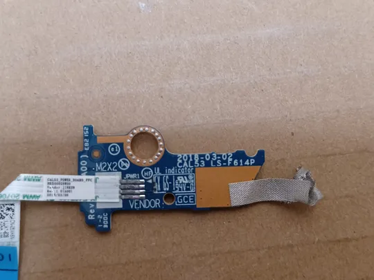 номер1057-8 плата кнопка вкл CAL53 LS-F614P 05XK6N NBX00029W00 для Dell Gamebox G3 3579 3779  Плата кнопки включеня Кнопкова плата Кнопковий модуль Плата управління кнопками, Плата кнопки живлення Laptop Power button board оригінал Продаж