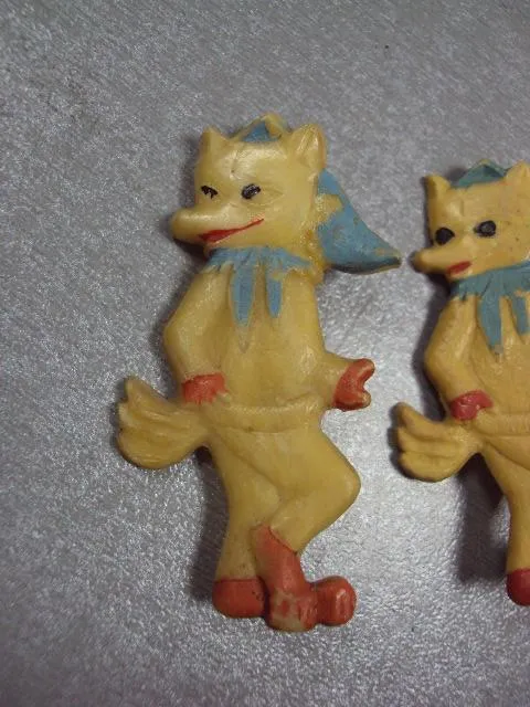 Купити знак детский лиса лисичка пластмасса лот 2 шт №3678