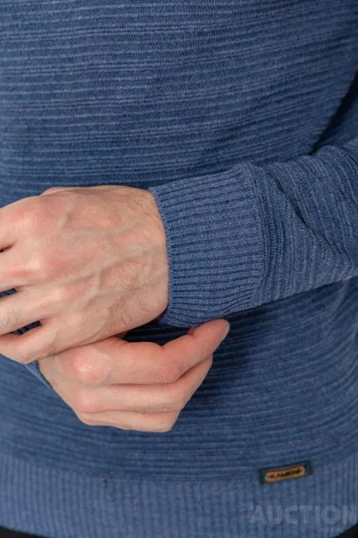 Свитер мужской, цвет джинс, 214R103 Де купити