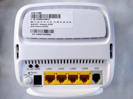 Модем, H108N. Модель ZXHN H108N Продаж