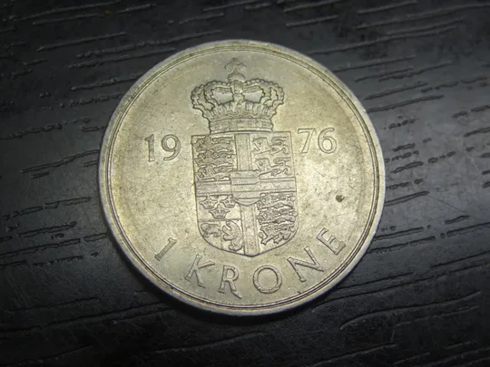 1 крона 1976 Данія Ціна
