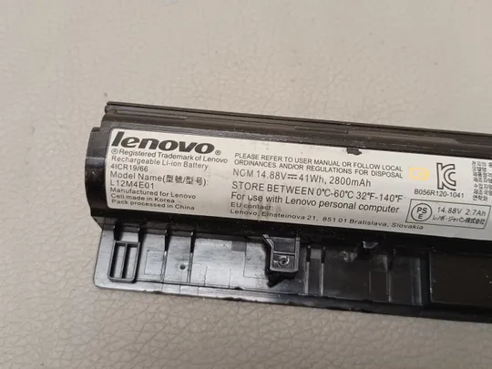 0991 акумулятор LENOVO L12M4E01 14.88V 41WH НІМЕЧЧИНА З аукціону
