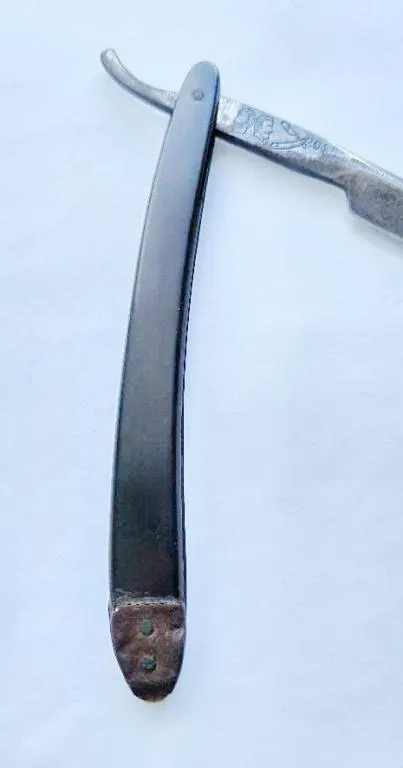 Очень редкая Антикварная опасная бритва 19 века Золинген Германия для РОС Империи ng672 З аукціону