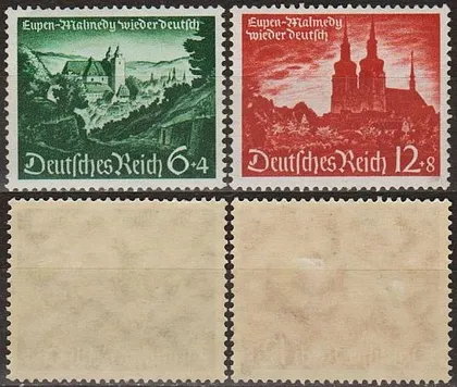 фото, 1940 - Рейх - Ейпен-Малмеді Mi.748-49 *
