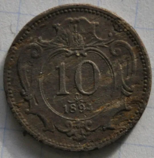 Австро-Венгрия   10 геллеров 1894 Ціна