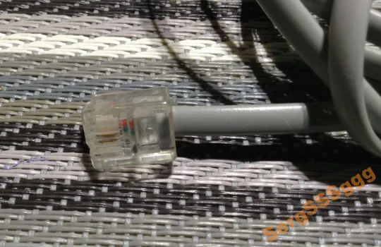 Купити Патч-корд телефонный, RJ12, 1,8 m, двухжильный