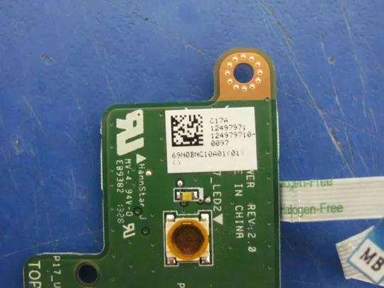 номер0029-17 плата кнопки ВКЛ 69N0BNG10A01 для MEDION AKOYA P7632 P7627T DNS C17A E7223 E7227 Плата кнопки включеня Кнопкова плата Кнопковий модуль Плата управління кнопками, Плата кнопки живлення Laptop Power button board оригінал З аукціону