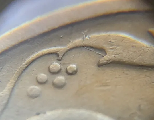 (6005) 25 копійок 1994 1БВк розколи у 6 та 8 гронах на реверсі (25 копеек 1994 1БВк брак, раскол) Продаж