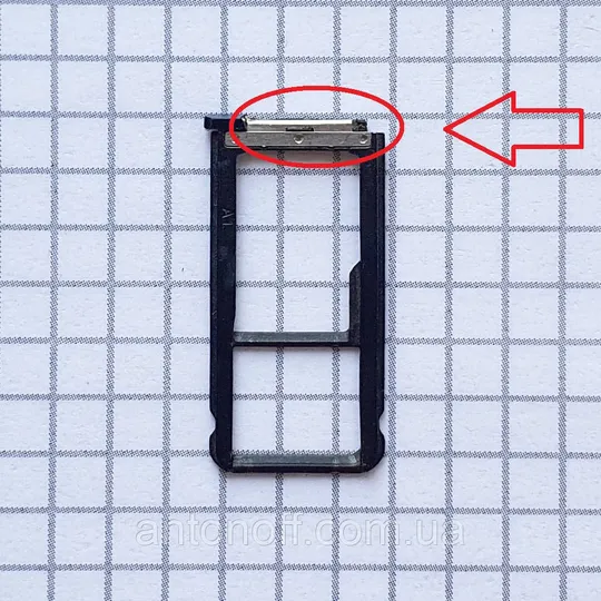 Купити Тримач сімкарт ZTE Blade A6 A0620 для телефона Б/В