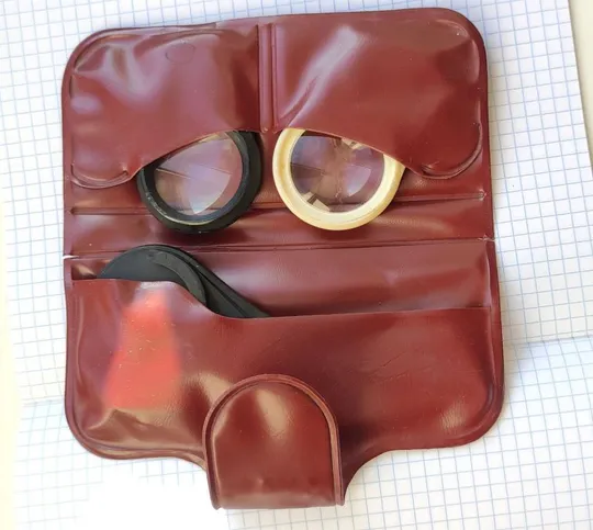 3 линзы, оптические приспособления 1980-годов в чехле, СССР pg722 З аукціону