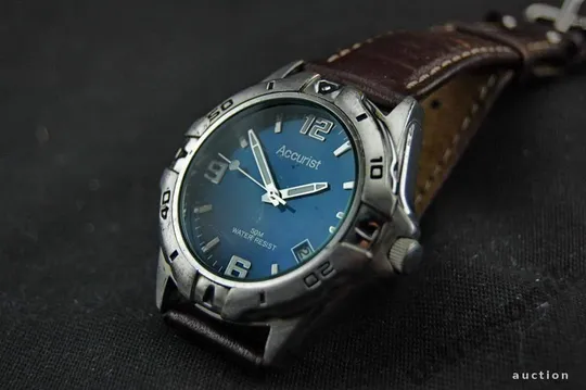 Купити часы ACCURIST дата мех.Citizen 50м. синий