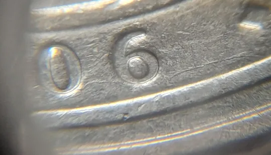 (4732) 1 гривня 2006 розкол на аверсі (1 гривна 2006 брак) З аукціону