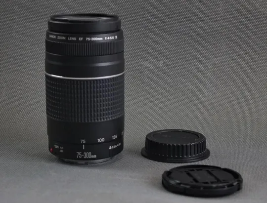 Canon EF телеобъектив Canon 75-300mm/4-5.6 III Ф58mm на полный кадр 24x36mm #1 Де купити