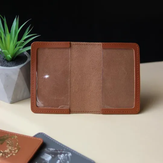 Обкладинка "Військовий квиток ССО" коричневий з позолотою. Інтернет-аукціон