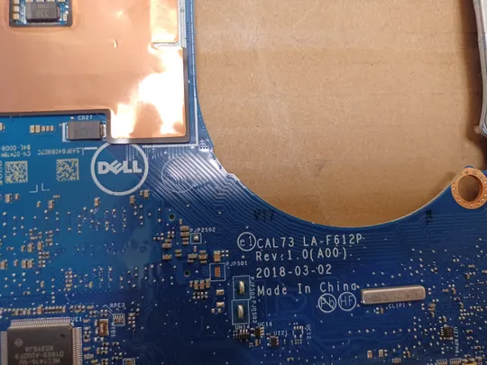 номер1057-14 материнська плата CAL73 LA-F612P i7-8750H SR3YY для Dell Gamebox G3 3579 3779 Mainboard Материнка Основна плата Системна плата Плата системи Laptop motherboard мамка ноутбучна плата оригінал в Україні