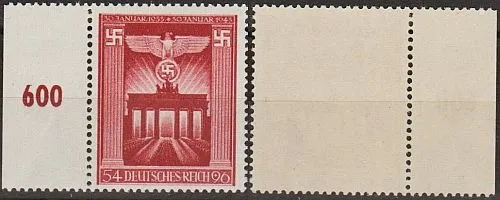 1943 - Рейх - 10 років правління Гітлера Mi.829_Поле ** Ціна