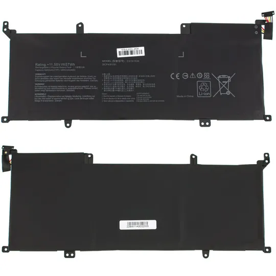 Батарея для ноутбука ASUS C31N1539 (Zenbook UX305UA, UX306UA series) 11.55V 4940mAh 57Wh Black Ціна