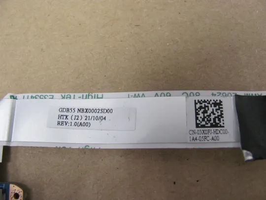 717-20 плата кнопки вкл NBX0002SD00 03X0FJ LS-K624P  для Dell Precision 7550 M7550  7560  оригінал З аукціону