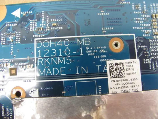 845-13 материнська плата SR1EF i5-4210U 0W5PG0  для Dell Inspiron 14 7437 оригінал Характеристики