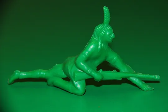 ІНДІАНЕЦЬ ЩО КРАДЕТЬСЯ З РУШНИЦЕЮ индеец TIM-MEE 65-70мм ОРИГІНАЛ США-ФРГ Ціна