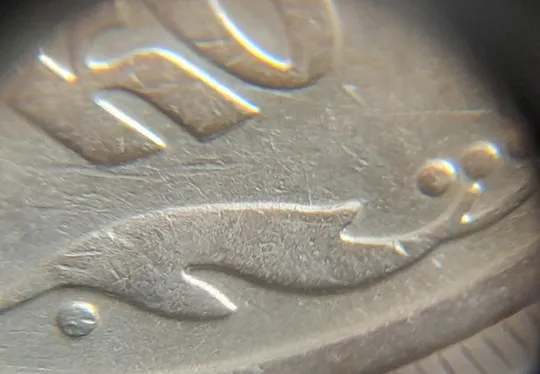 (4235) 25 копійок 1992 2БАм зминання елементів зображення на реверсі (25 копеек 1992 2БАм брак) Де купити