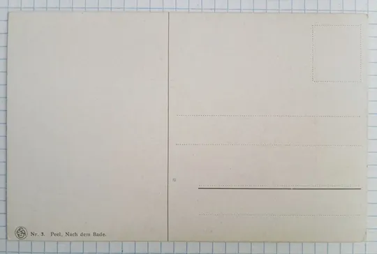 Купити Поштова картка листівка Nach dem Bade Paul Peel поч. XX ст. Germany Dc014