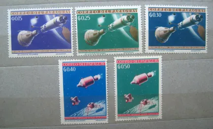 фото, КОСМОС = ПАРАГВАЙ = 1964 р. = негаш. ==