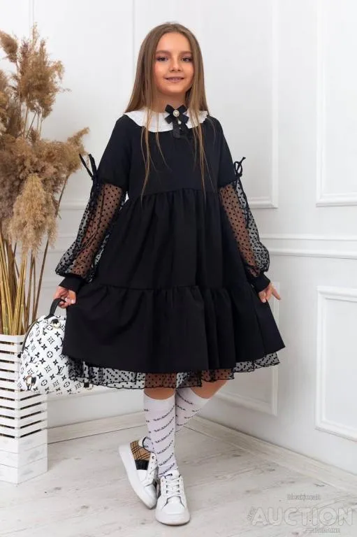 Купити Сукня для дівчинки колір чорний