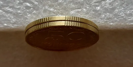 (6730) 50 копійок 1992 1БАк в хорошому стані - 2 монети одним лотом (50 копеек 1992 1БАк) Недорого