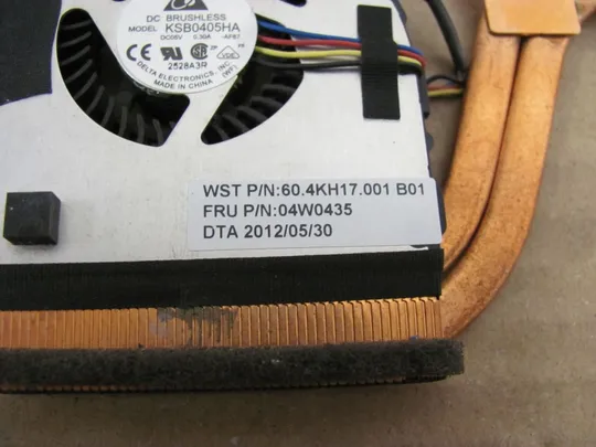 542-7 система охолодження 60.4KH17.001 04W0435 для LENOVO Thinkpad X220I X220 X230 X230I оригінал Продаж