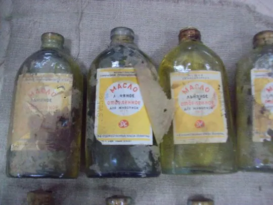 художественный разбавитель, лак даммарный, пинен, масло льняное ссср лот 12 шт №5559 Характеристики