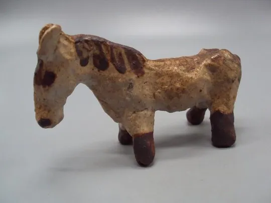 Фигура керамика статуэтка миниатюра Европа конь лошадь мул осел высота 7,1 см, длина 11,5 см №15036 Характеристики