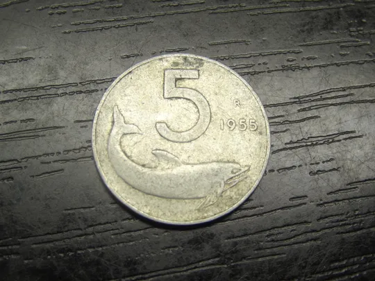 5 лір 1955 Італія Ціна