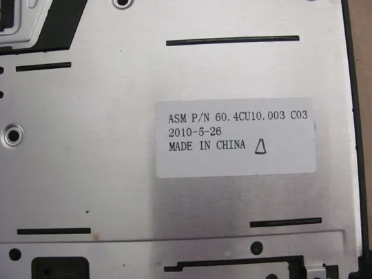 номер0236-14 Кришка, дно, піддон корпуса,Нижний корпус(дно)для ноутбука,низ,дно,поддон,Нижняя часть 60.4CU10.003 для Lenovo ThinkPad T510 Оригінал в Україні