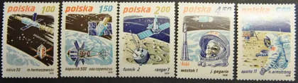 фото, Польша Космос Гагарин Аполло-11 1979