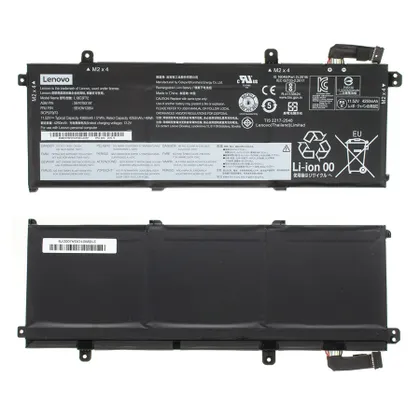 фото, Оригінальна батарея для ноутбука LENOVO L18L3P71 (ThinkPad T590, T15 Gen 1, P15s Gen 1) 11.52V 4385mAh 51Wh Black