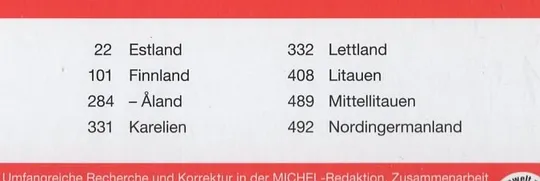 Купити 2022 - Michel - Почтовые марки - Балтика и Финляндия - *.pdf