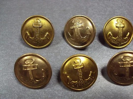 милитария пуговица вмф ссср 22 мм якорь 70-е лот 14 шт №2498 З аукціону