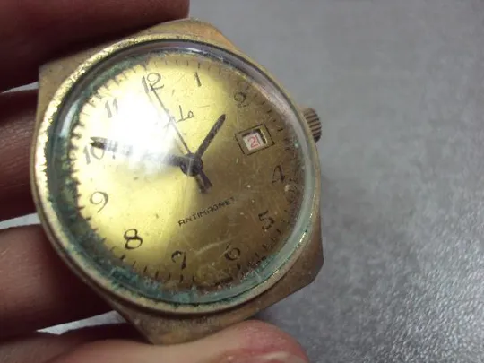 Наручные часы Рухла ГДР автомагнитные Ruhla automagnetic GDR №10988 Де купити