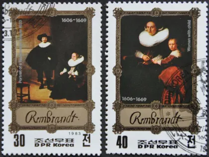 фото, КНДР Живопись Рембрандт 1983