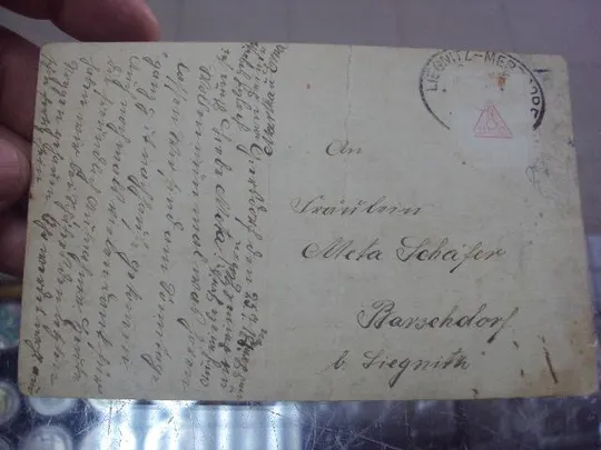 открытка германия портрет девушки №1019 З аукціону