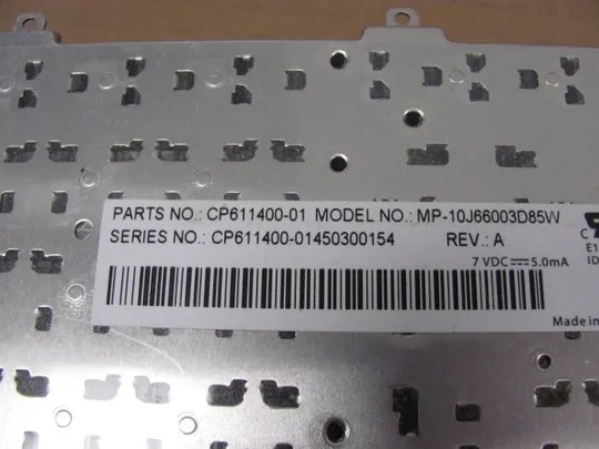 номер0323-1  клавіатура keyboard робоча CP611400-01 CP555761-01 для Fujitsu Celsius H910 H920 E751 E781 E782 E752 оригінал З аукціону