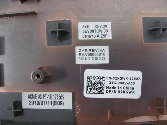№287-23 панель палмрест та тачпад 02KGWK для DELL Vostro 3460 V3460 оригінал Недорого