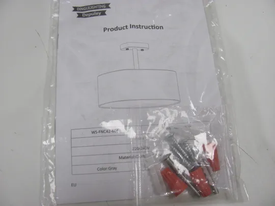 Люстра текстильні плафони WS-FNC42-60B (10) З аукціону