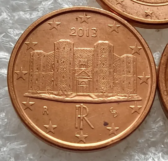 (1907) 1 євроцент 2013 Австрія, Італія, Іспанія - 3 монети /1 евроцент 2013 Австрия, Италия, Испания З аукціону