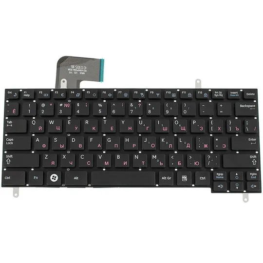 Купити Клавіатура для ноутбука SAMSUNG (N210, N220, N230, N350) rus, black, без фрейму