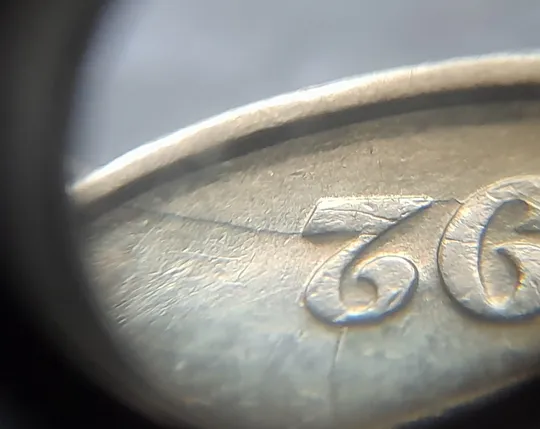 (5534) 50 копійок 1992 1ААк розколи в році карбування та в "УКРАЇНА" на аверсі (50 копеек 1992 брак) Продаж