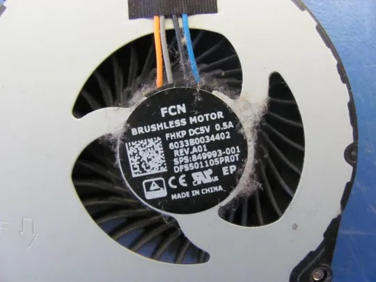 №107-4 Вентилятор (кулер, FAN) 6033B0034401 6033B0034402 для HP PROBOOK 650 G1 оригінал Де купити